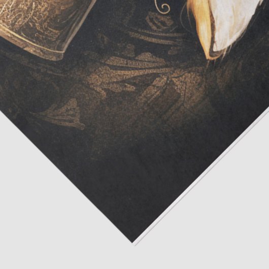 Steampunk Fox Head Seidenpapier (Ausschnitt)