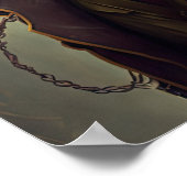 Steampunk Fox Wall Art Poster (Ecke)