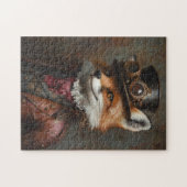 Steampunk Fox Wearing Goggles Puzzle (Horizontal)