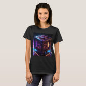 Steampunk Fractal Reflective Music Box T-Shirt (Vorne ganz)