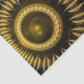 Steampunk Fraktal Fantasy Schöne Frau Seidenpapier (Ausschnitt)