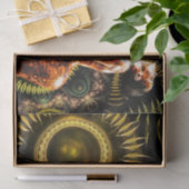 Steampunk Fraktal Fantasy Schöne Frau Seidenpapier (Geschenk)