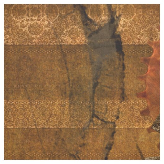 Steampunk Frauen mit steampunk Eule Stoff (Muster)