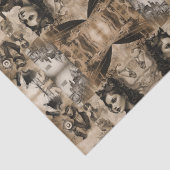 Steampunk-Frauen Seidenpapier (Detail)