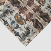 Steampunk-Frauen Seidenpapier (Detail)
