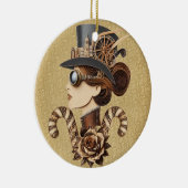 Steampunk: Frauen stehen der modernen Kunst gegenü Keramik Ornament (Rechts)