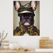 Steampunk French Bulldog Poster (Küche)