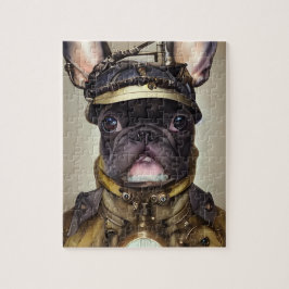 Steampunk French Bulldog Puzzle