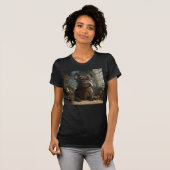 Steampunk Frenchie (Edition 1) - Damen Slim Fit T-Shirt (Vorne ganz)