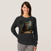 Steampunk Frenchie (Edition 2) - Basic Longsleeve T-Shirt (Vorne ganz)