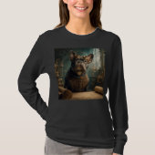 Steampunk Frenchie (Edition 2) - Basic Longsleeve T-Shirt (Vorderseite)