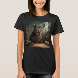 Steampunk Frenchie (Edition 2) - Damen Basic-Shirt T-Shirt
