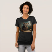 Steampunk Frenchie (Edition 2) - Slim Fit T-Shirt (Vorne ganz)
