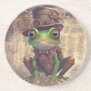 Steampunk Frog Getränkeuntersetzer