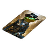 Steampunk Frog Magnet (Linke Seite)