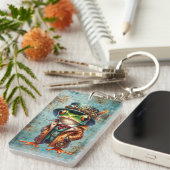 Steampunk Frog Schlüsselanhänger (Vorderseite rechts)