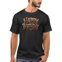 Steampunk Frohe Geburtstag Lettering