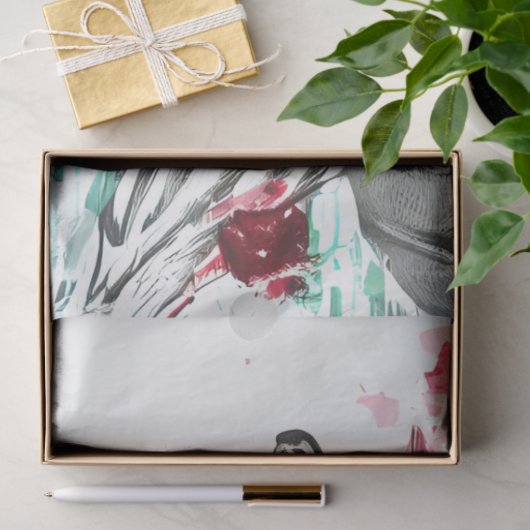 Steampunk Fun Black Pink Zebra Decoupage Seidenpapier (Geschenk)