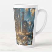 Steampunk Futuristic Ancient City mit Qualle Milchtasse (Rechts)