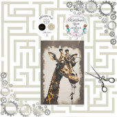 Steampunk futuristische Happy Kamel Dcoupage Seidenpapier