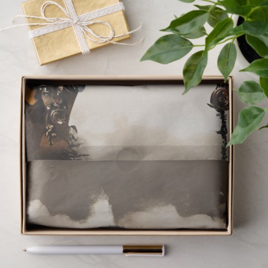 Steampunk futuristische Happy Kamel Dcoupage Seidenpapier (Geschenk)