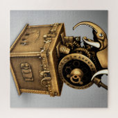 Steampunk Ganesh Elephant Timetravel Device Puzzle (Horizontal)