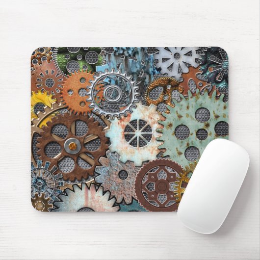 STEAMPUNK GANG-ENTWURF MOUSEPAD (Mit Mouse)