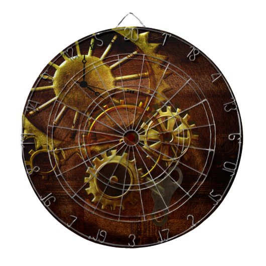Steampunk Gänge Dartscheibe (vorne)