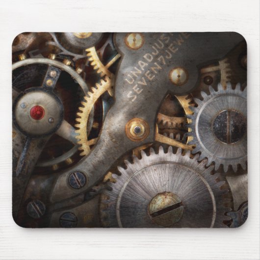 Steampunk - Gänge - Horologie Mousepad (Vorne)
