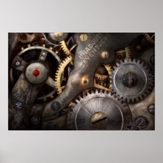 Steampunk - Gänge - Horologie Poster (Vorne)