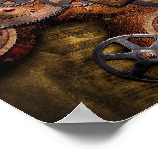 Steampunk - Gänge - Innenarbeiten Poster (Ecke)