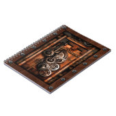 SteamPunk Gänge und Niete Notizblock (Linke Seite)