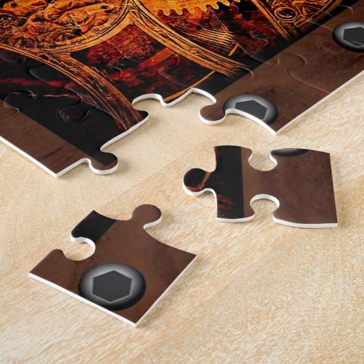 SteamPunk Gänge und Niete Puzzle (Seite)