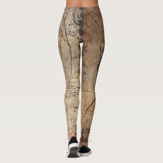 Steampunk Gangkunst Leggings (Rückseite)