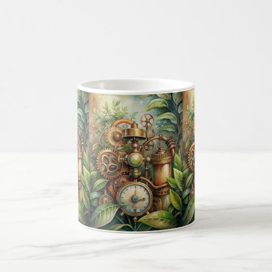 Steampunk Garden Coffee Tasse (Mittel)