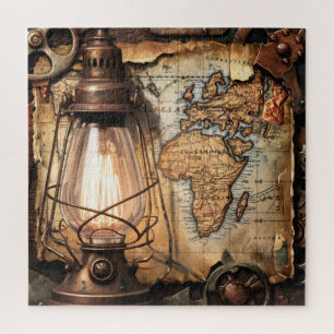 Steampunk-Gaslichtpuzzle Puzzle