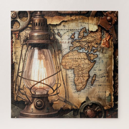 Steampunk-Gaslichtpuzzle Puzzle (Vertikal)