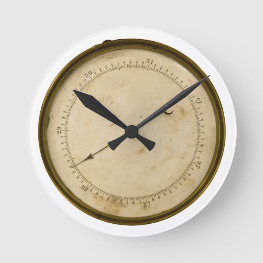 Steampunk Gauge Runde Wanduhr (Vorderseite)