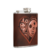 Steampunk Gear Heart Flachmann (Rechts)