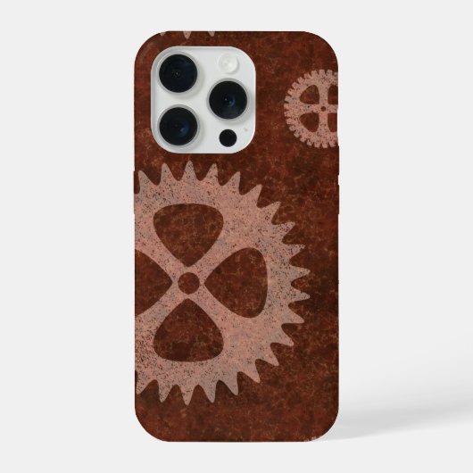Steampunk Gear iPhone Case Hülle (Rückseite)