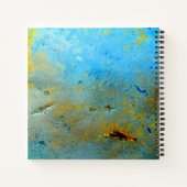 Steampunk Gears Collage Sketch Notizblock (Rückseite)