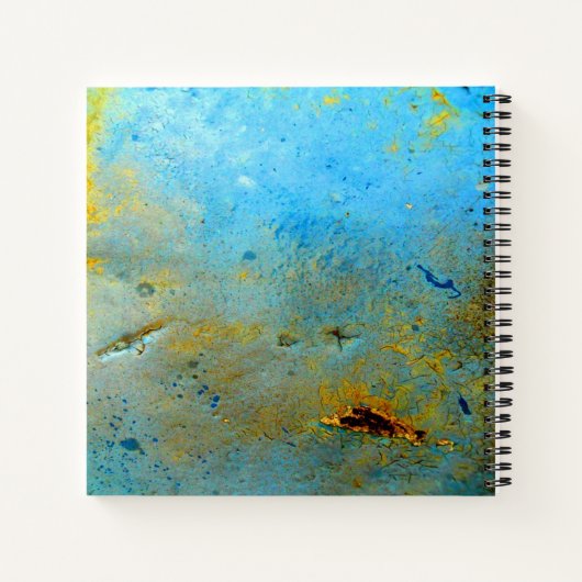 Steampunk Gears Collage Sketch Notizblock (Rückseite)