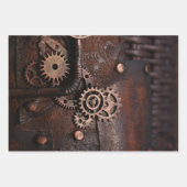 Steampunk Gears Decoupage Geschenkpapier Set (Vorderseite 2)