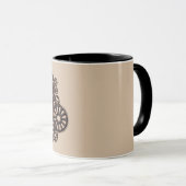 STEAMPUNK GEARS KAFFEE TASSE (VorderseiteRechts)