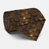 Steampunk Gears Neck Tie Krawatte (Gerollt)
