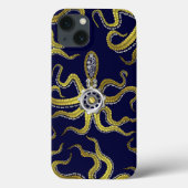 Steampunk Gears Octopus Kraken Case-Mate iPhone Hülle (Rückseite)