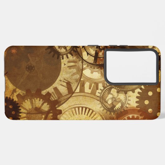 Steampunk Gears Samsung Galaxy Hülle (Linke Seite)