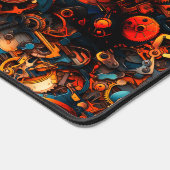 Steampunk Gears Schreibtischunterlage (Ecke)