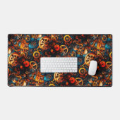 Steampunk Gears Schreibtischunterlage (Tastatur & Maus)