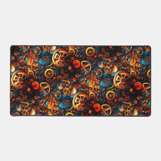 Steampunk Gears Schreibtischunterlage (Vorderseite)